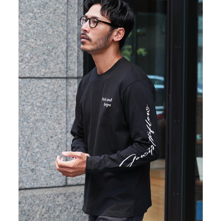 ロンT メンズ 長袖Tシャツ◇[品番：JG000014332]｜JIGGYS SHOP（ジギー