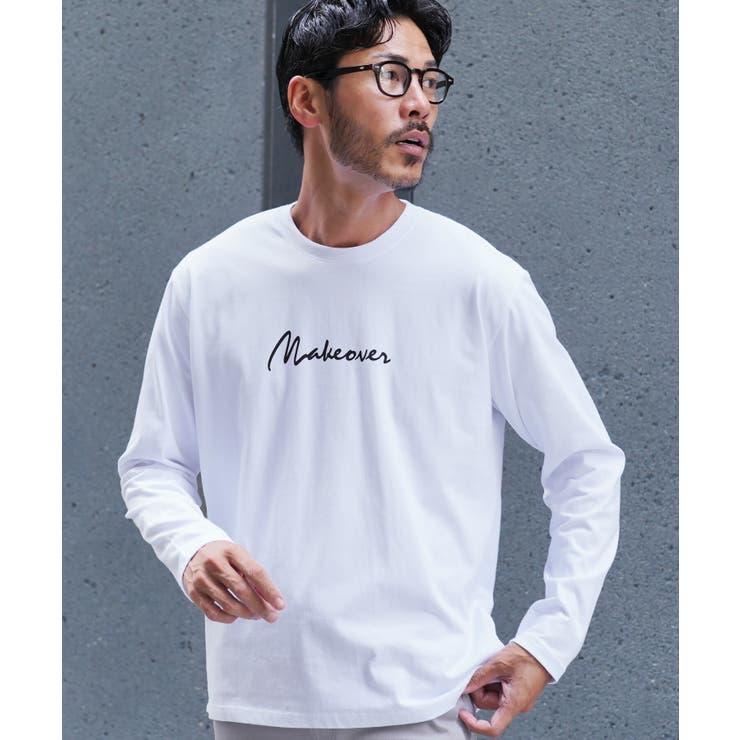 fホワイト | ロンT メンズ 長袖Tシャツ◆ | JIGGYS SHOP