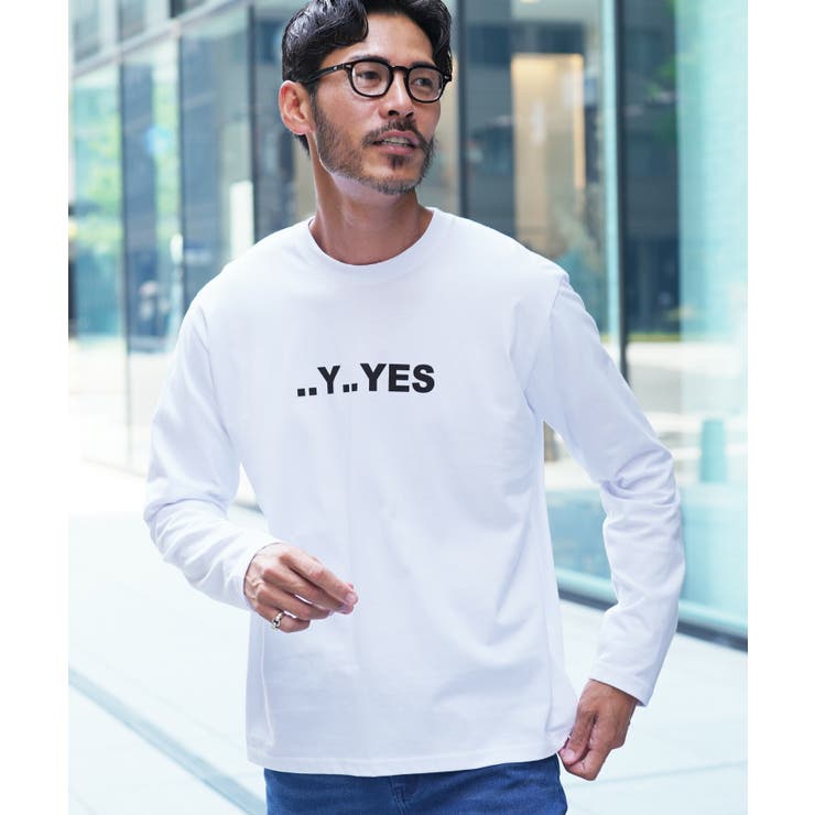 gホワイト | ロンT メンズ 長袖Tシャツ◆ | JIGGYS SHOP