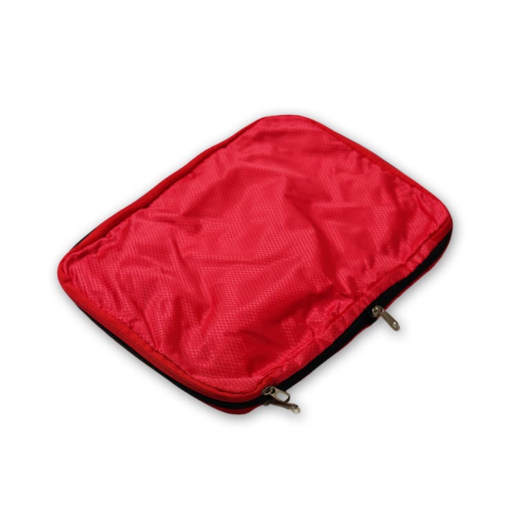 レッド | 旅行 ポーチ メンズ◆圧縮トラベルバッグ◆旅行用 | JIGGYS SHOP