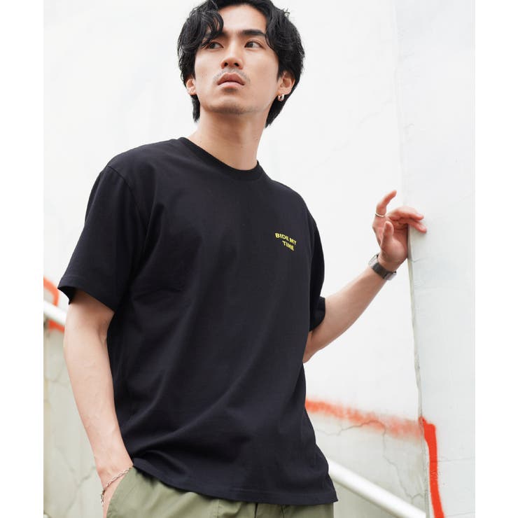 Tブラック | Tシャツ メンズ オーガビッツマルチロゴパターン半袖Tシャツ | JIGGYS SHOP