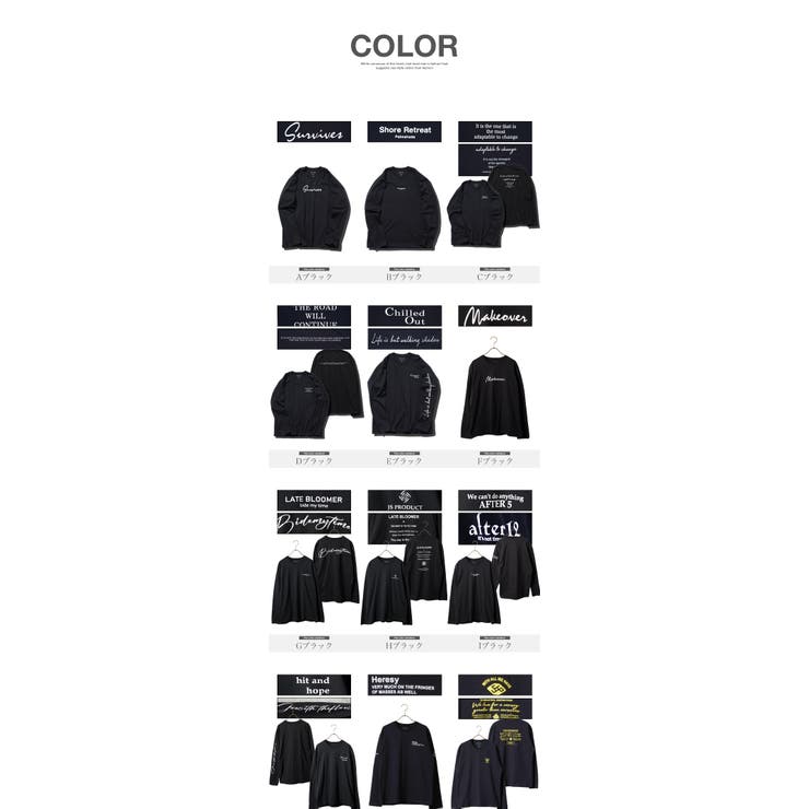 ロンT メンズ コットン ワンポイントマルチプリント長袖Tシャツ カットソー | JIGGYS SHOP | 詳細画像19 
