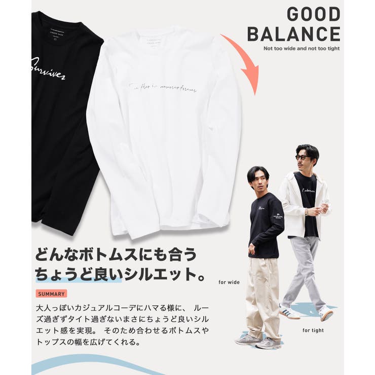 ロンT メンズ コットン ワンポイントマルチプリント長袖Tシャツ カットソー | JIGGYS SHOP | 詳細画像5 
