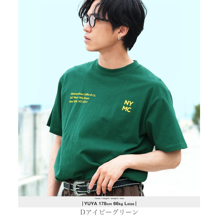 半袖Tシャツ メンズ プリントTシャツ ロゴ ワンポイント 綿100% | JIGGYS SHOP | 詳細画像17 