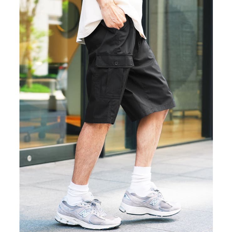 ハーフパンツ メンズ ショートパンツ イージーカーゴパンツ 伸縮 速乾 | JIGGYS SHOP | 詳細画像16 