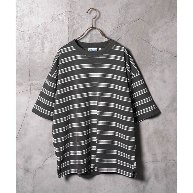COOLMAX レトロボーダーＴシャツ メンズ 半袖 吸湿速乾 ヘビーオンス | JIGGYS SHOP | 詳細画像11 