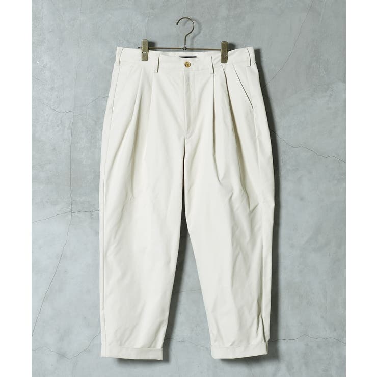 2タックワイドテーパードチノパン 2way メンズ ストレッチ ワイドパンツ  | JIGGYS SHOP | 詳細画像6 