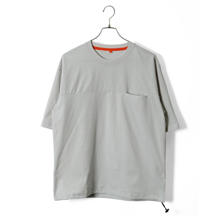 吸水速乾 接触冷感 遮熱 UVカット ドローコード付きワイドメッシュTシャツ | JIGGYS SHOP | 詳細画像8 