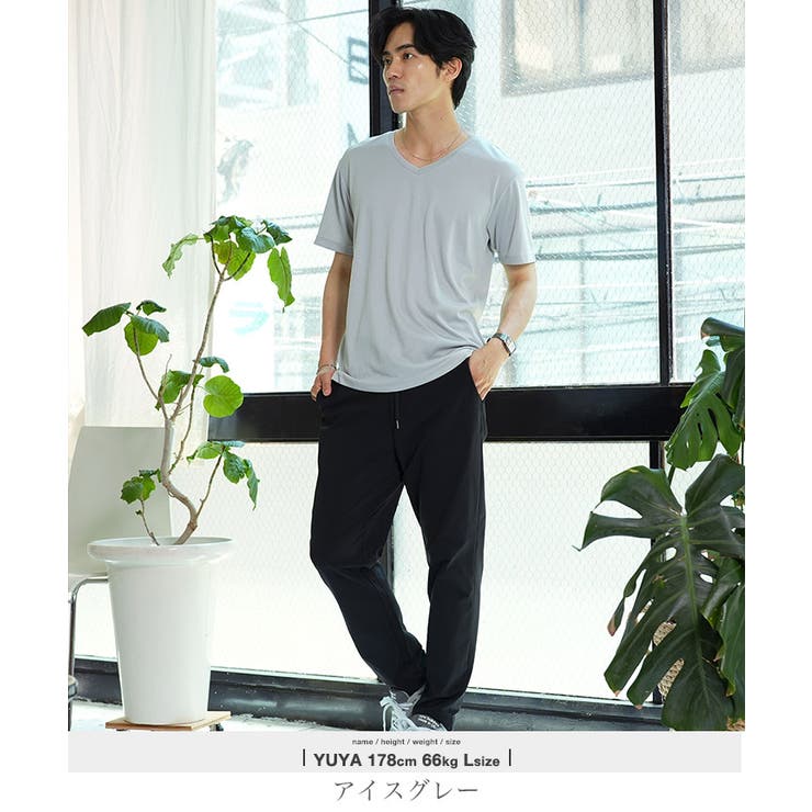 Phiten(ファイテン) リカバリーウェア マイクロメッシュＶネックＴシャツ | JIGGYS SHOP | 詳細画像10 