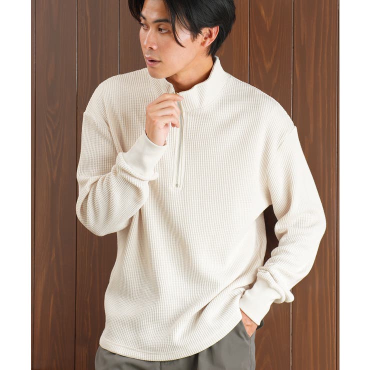 ワッフル ロンT ハーフジップ | JIGGYS SHOP | 詳細画像19 