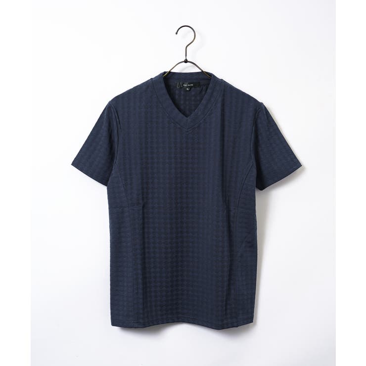 半袖Tシャツ Ｖネック ダイヤジャガードＴシャツ | JIGGYS SHOP | 詳細画像15 