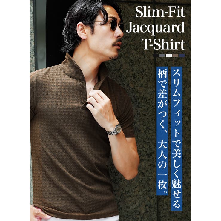ジャガード ポロシャツ ストレッチ | JIGGYS SHOP | 詳細画像3 
