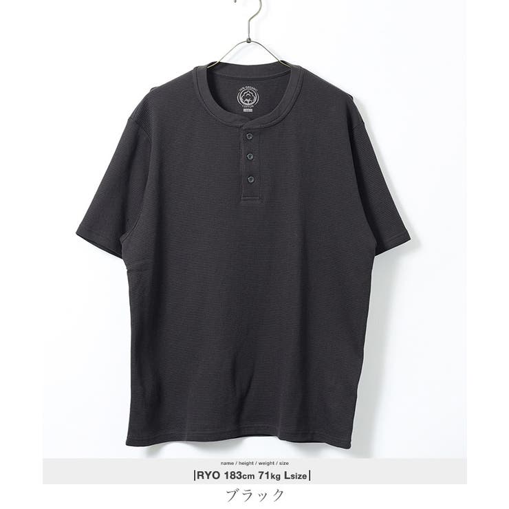 Tシャツ メンズ ヘンリーネックワッフルサーマルTシャツ | JIGGYS SHOP | 詳細画像7 