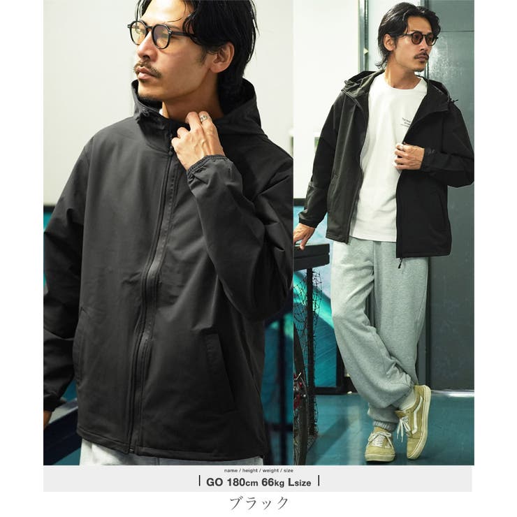 ブラック | マウンテンパーカー 撥水 防風 | JIGGYS SHOP
