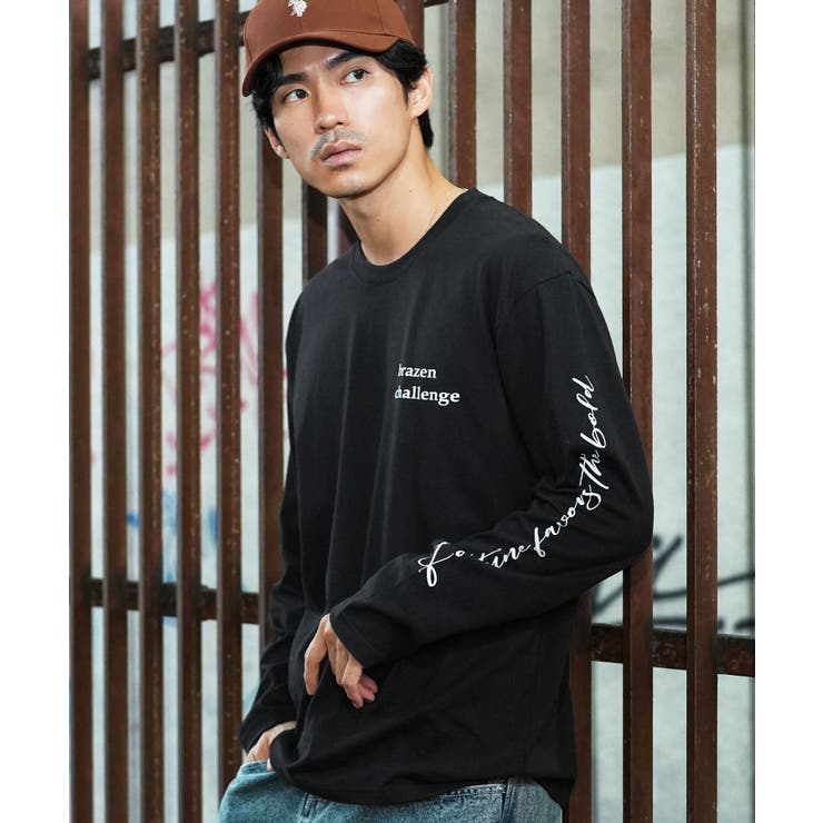 ロンT メンズ マルチプリント長袖Tシャツ | JIGGYS SHOP | 詳細画像11 