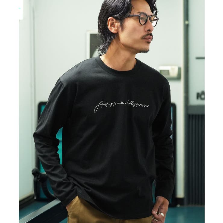 ロンT メンズ マルチプリント長袖Tシャツ | JIGGYS SHOP | 詳細画像12 