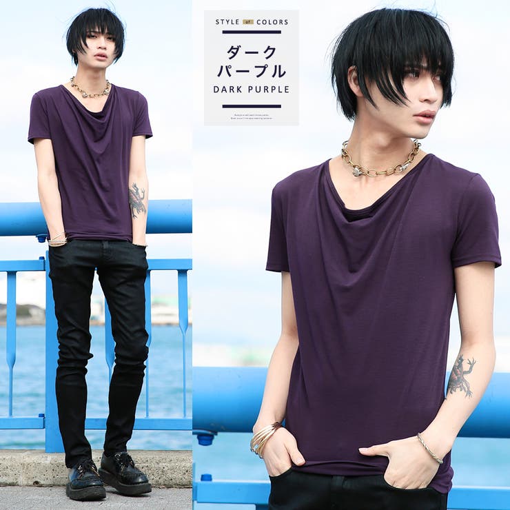 韓国 Tシャツ メンズ 夏服 無地 ドレープ Tシャツ 品番 Jg Jiggys Shop ジギーズショップ のメンズファッション通販 Shoplist ショップリスト