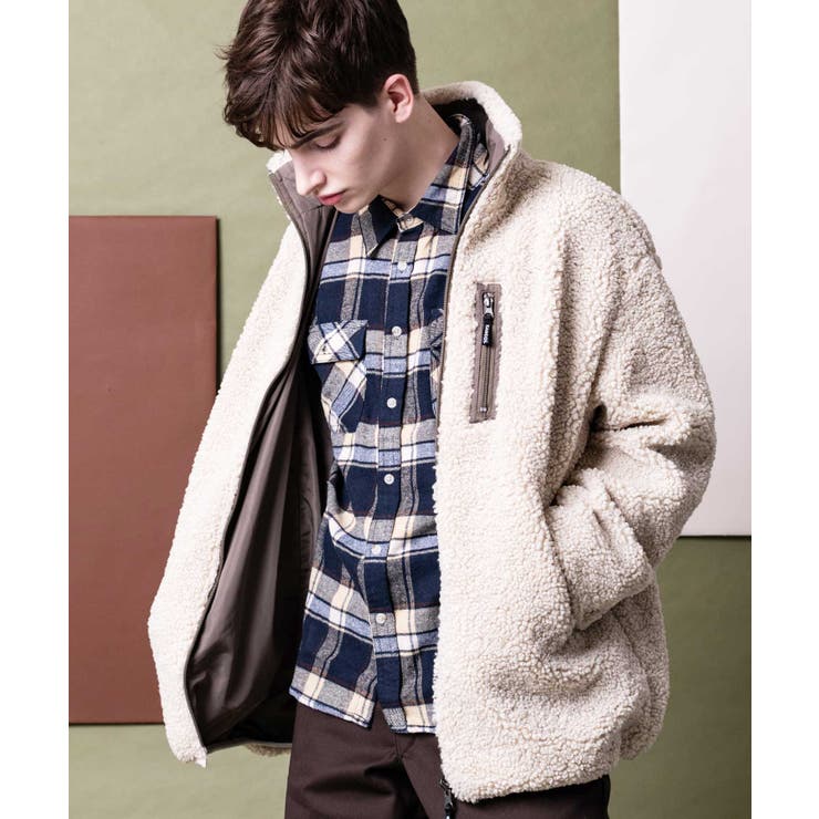 ボア アウター ボアジャケット Kangol 品番 Jg Lulu Arnie ルルアンドアーニー のメンズ ファッション通販 Shoplist ショップリスト