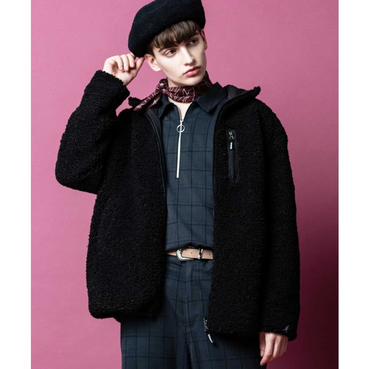 ボア アウター ボアジャケット◇KANGOL[品番：JG000011639]｜LuluArnie （ルルアンドアーニー）のメンズ ファッション通販｜SHOPLIST（ショップリスト）