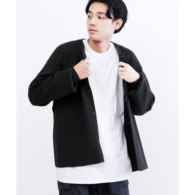ノーカラースムース編みカーディガン 品番 Jg Lulu Arnie ルルアンドアーニー のメンズ ファッション通販 Shoplist ショップリスト