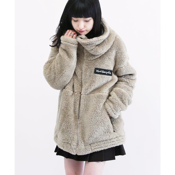 Mark Gonzales/マークゴンザレス ハイネック ボアブルゾン[品番