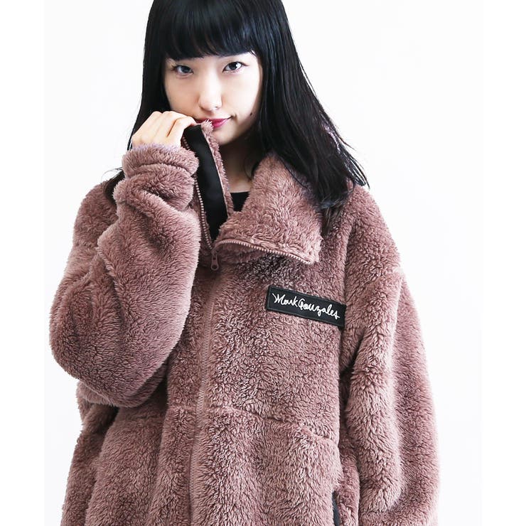 Mark Gonzales/マークゴンザレス ハイネック ボアブルゾン[品番 