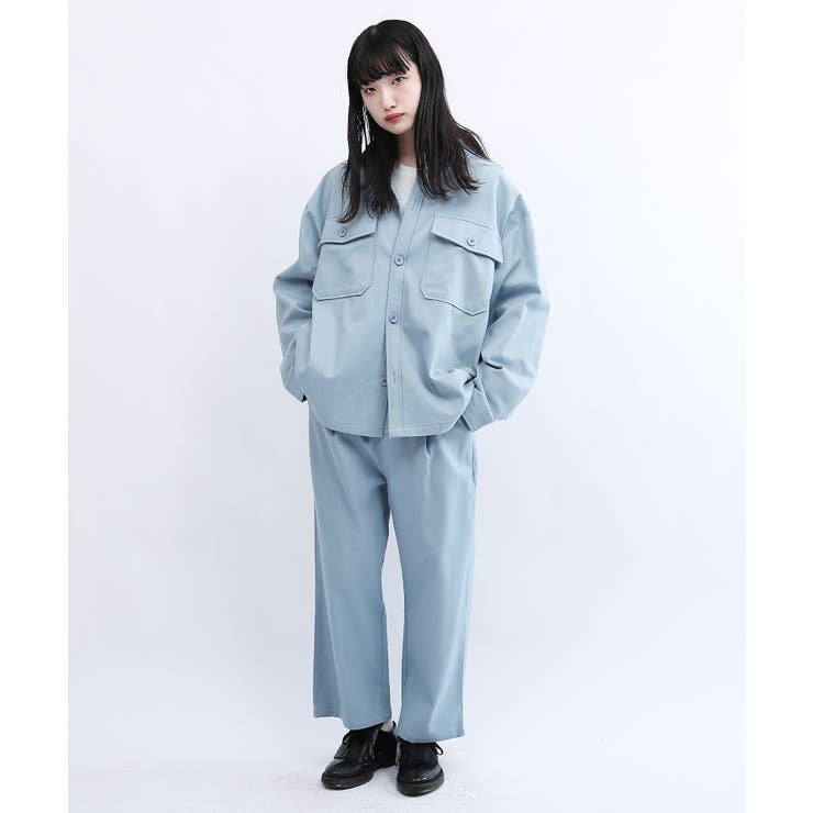 セットアップ メンズ 韓国◇ライトツイルセットアップ◇[品番