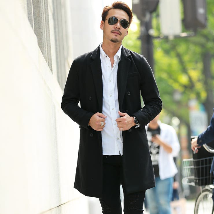 ◇roshell メルトンダブルチェスターコート◇メンズ コート[品番