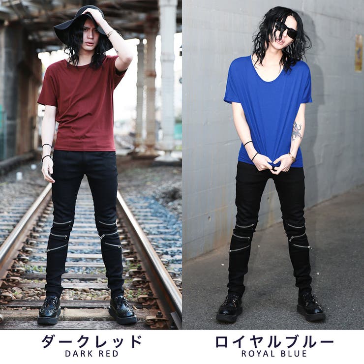 ◇Roshell ドルマンスリーブ半袖Tシャツ◇お兄系 Men[品番