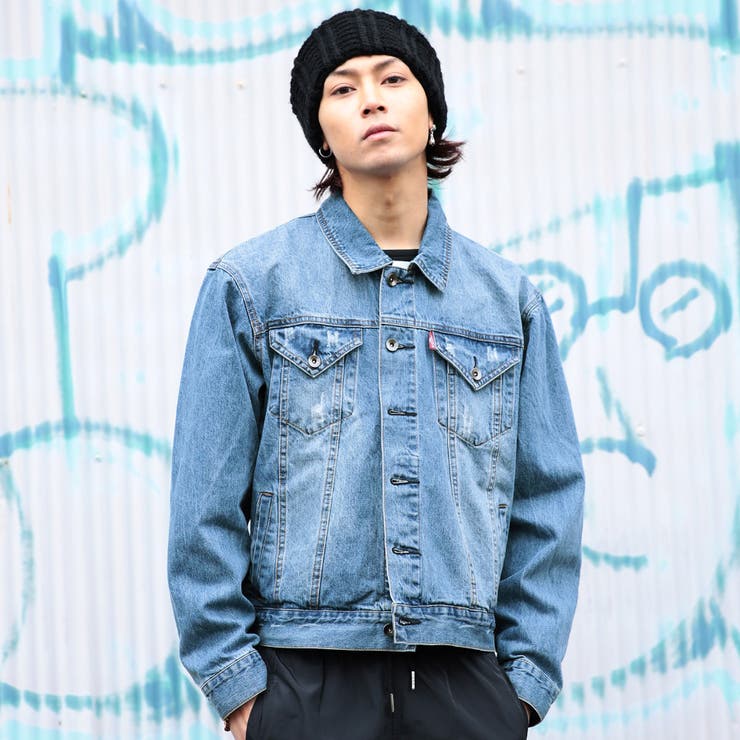 AS KNOW デニムジャケット gジャン ダブルポケットカジュっと