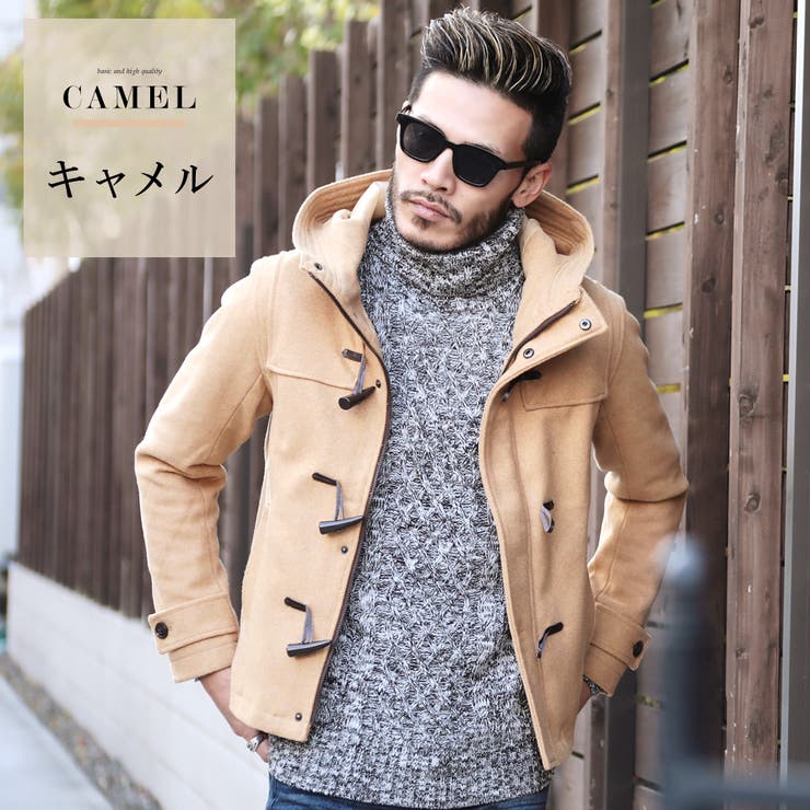 ダッフルコート メンズ◇roshell メルトン[品番：JG000009808]｜JIGGYS