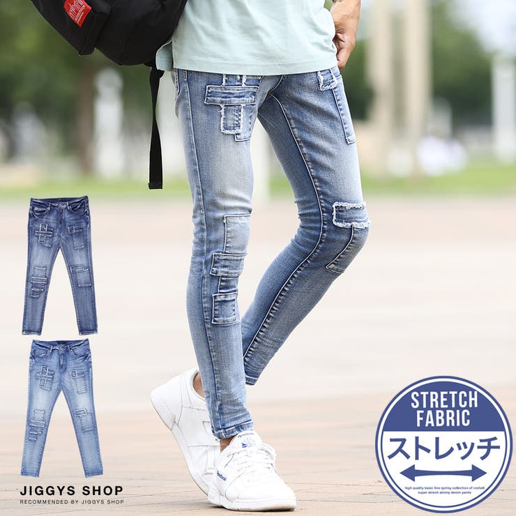 定番◆roshell(ロシェル)パッチワークデニムパンツ◆ | JIGGYS SHOP | 詳細画像1 