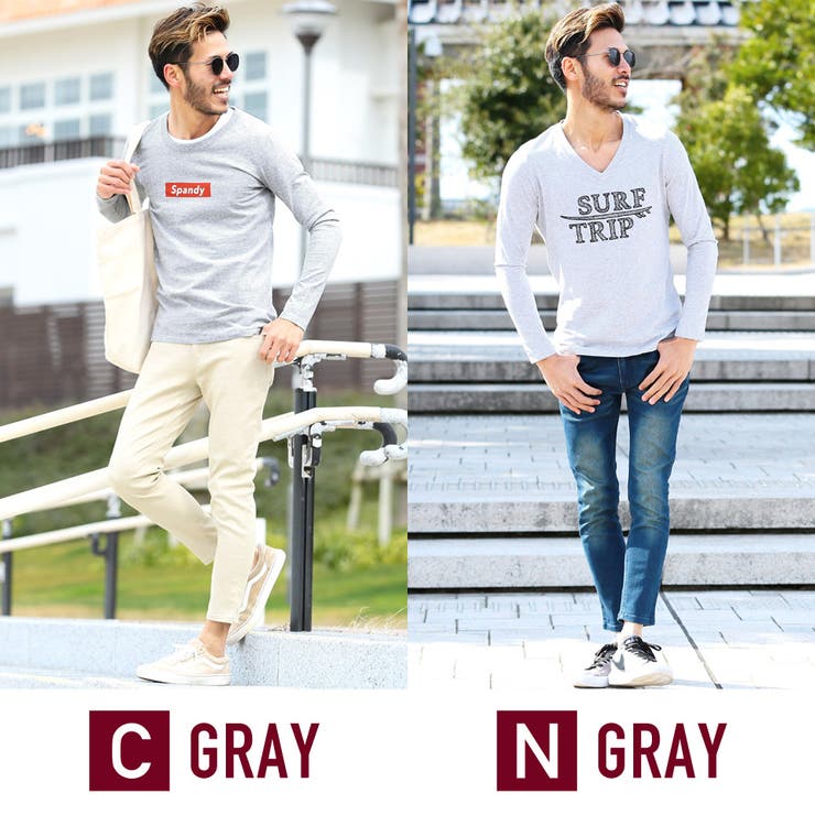 ロンT メンズ 長袖Tシャツ◇roshell[品番：JG000009767]｜JIGGYS SHOP