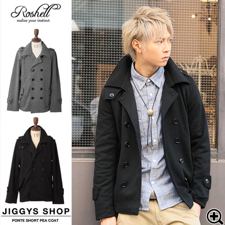 Roshell ポンチショートpコート お兄系 Men 品番 Jg Jiggys Shop ジギーズショップ のメンズ ファッション通販 Shoplist ショップリスト