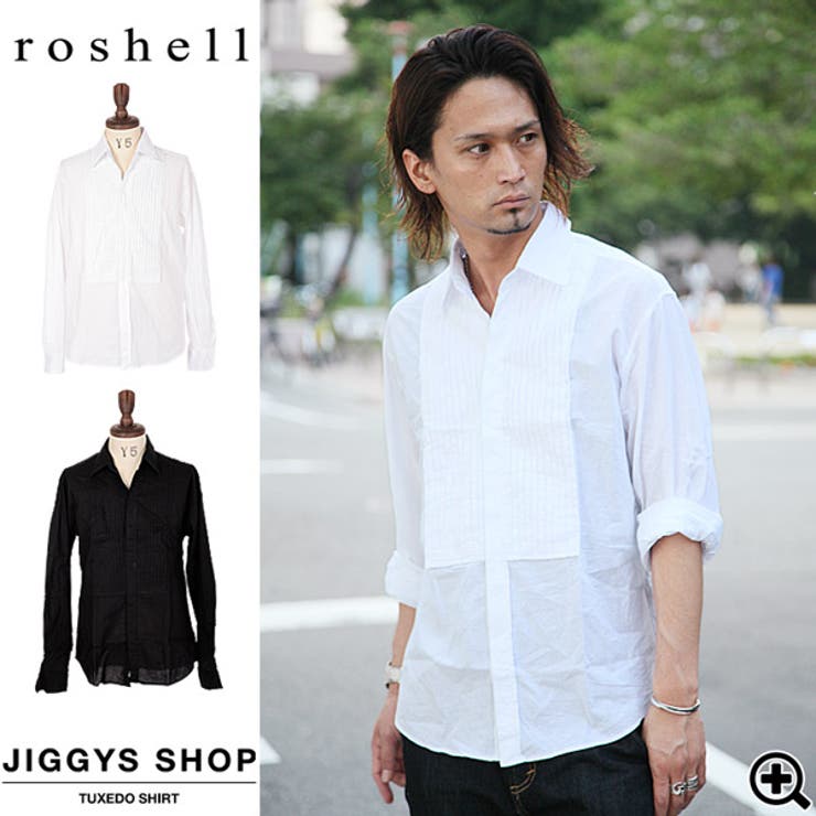 ◇Roshell(ロシェル) タキシード長袖シャツ◇お兄系 Men[品番