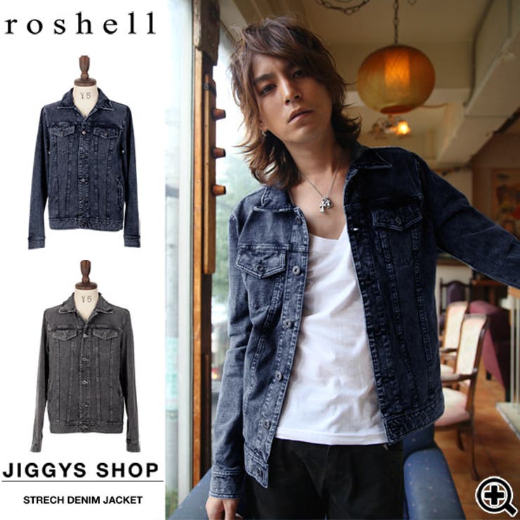 ◇roshell ストレッチデニムジャケット◇お兄系 Men[品番