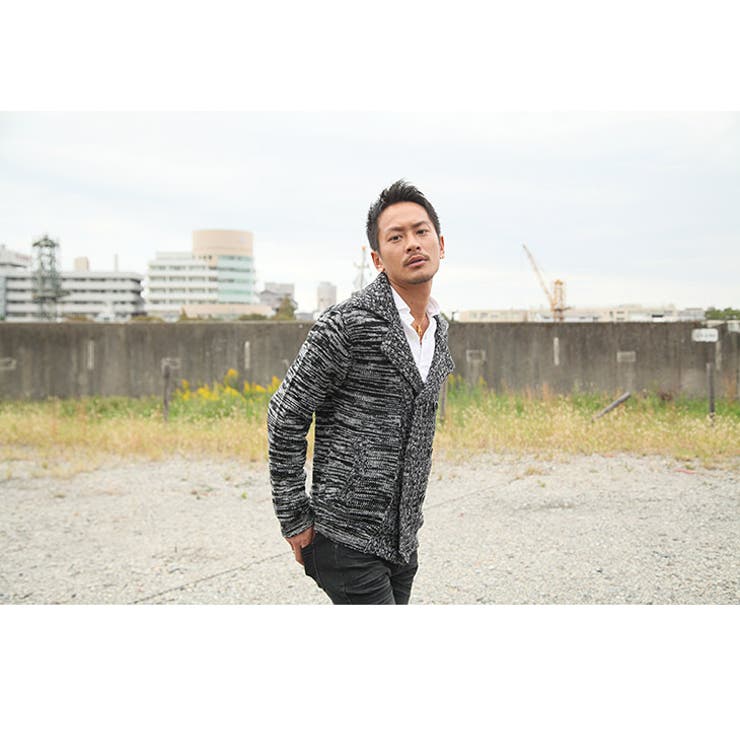 ◇Roshell(ロシェル) ニットPコートカーディガン◇お兄系 Men[品番 ◇Roshell(ロシェル) ニットPコートカーディガン◇お兄系 Men[品番