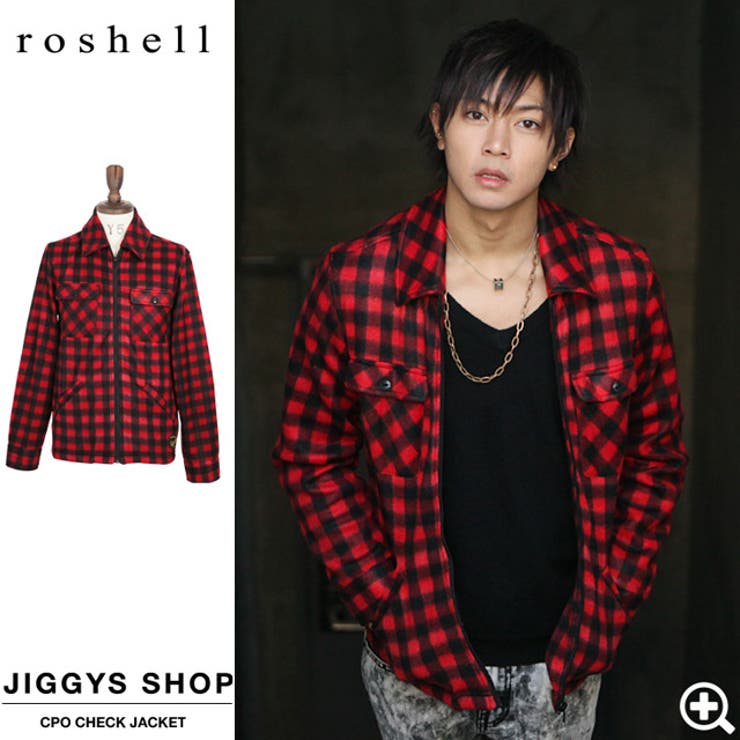 ◇roshell CPO チェック[品番：JG000004661]｜JIGGYS SHOP（ジギーズ