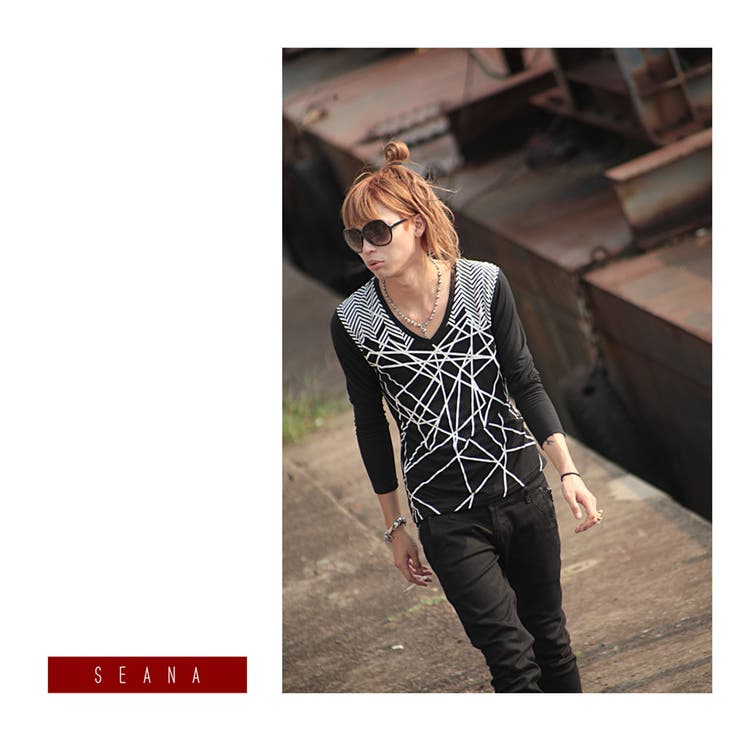 ◇SEANA ディープ Vネック[品番：JG000007151]｜JIGGYS SHOP