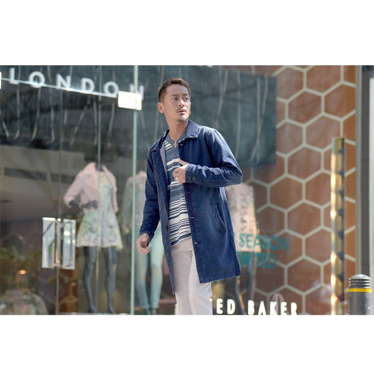 カットデニム ショップコート メンズ コート 品番 Jg Jiggys Shop ジギーズショップ のメンズ ファッション通販 Shoplist ショップリスト