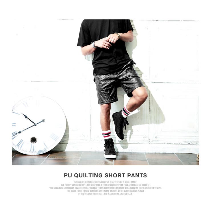 ◇PU キルティング ショートパンツ◇ショートパンツ[品番