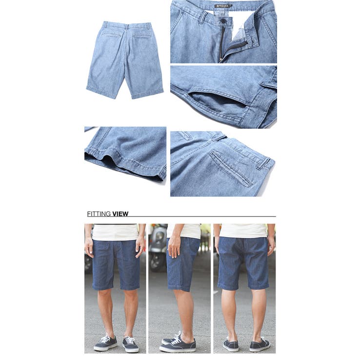 楽天市場】(SALE)4分丈パンツ ボトムス ポケット有 サイドライン