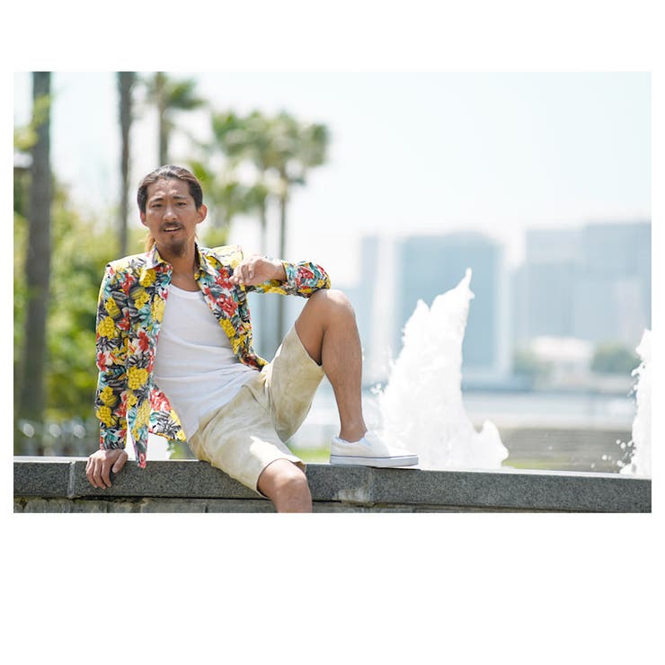 SoloIst 花柄シャツ 長袖 日本製 アーカイブ 48 ◇日本製 花柄 長袖シャツ◇長袖シャツ[品番：JG000007761]｜JIGGYS