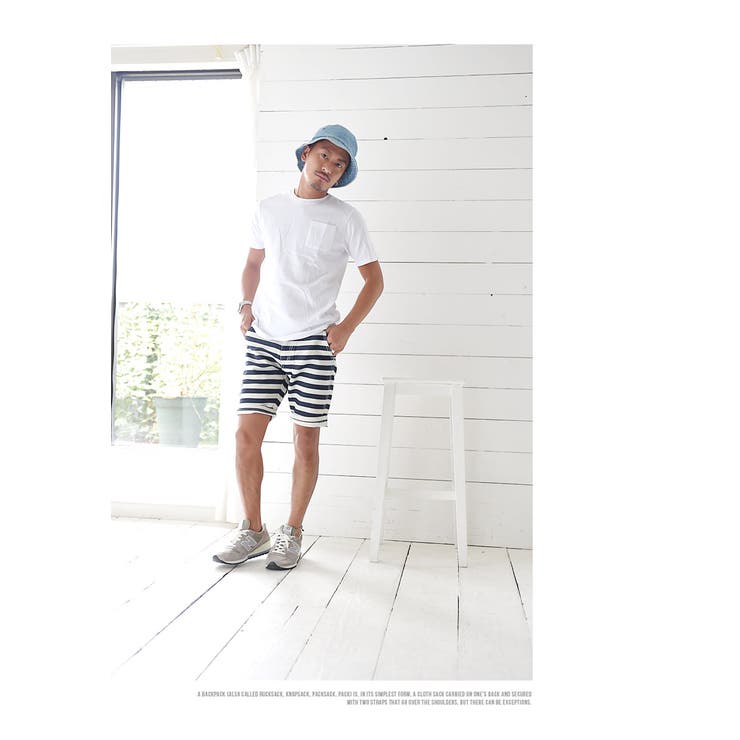 【日本製】旧フラットヘッド RJB アーガイル ショートパンツ ショーツ 白 ◇roshell ツイルボーダーショートパンツ◇ショートパンツ