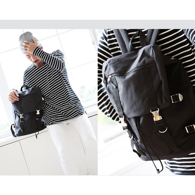 ◇メタルバックルバックパック◇リュックサック リュック メンズ[品番：JG000008051]｜JIGGYS  SHOP（ジギーズショップ）のメンズファッション通販｜SHOPLIST（ショップリスト）