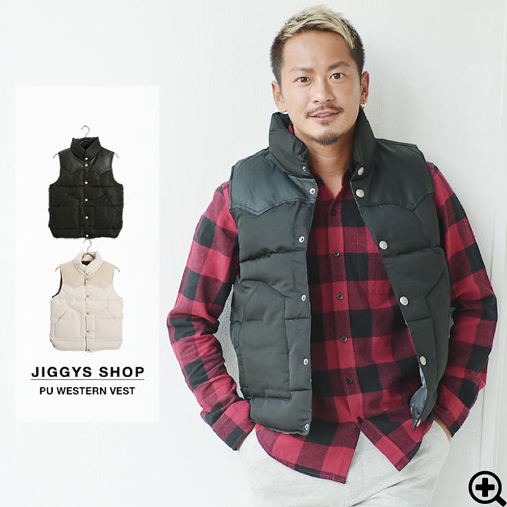 ◇ウエスタン 切り替え ベスト◇ベスト[品番：JG000008096]｜JIGGYS 