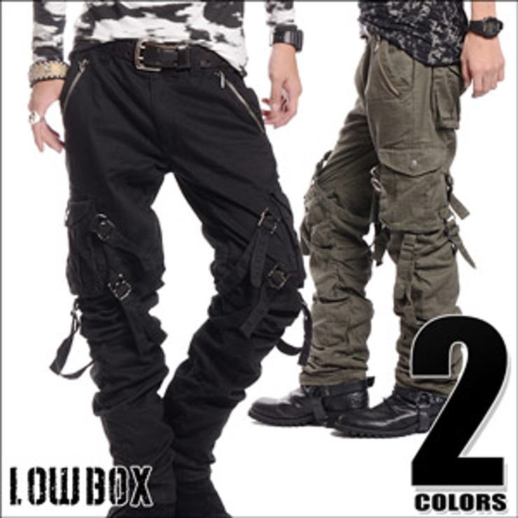 ◇Lowbox 9ポケットシャーリングカーゴパンツ◇お兄系 Men[品番 