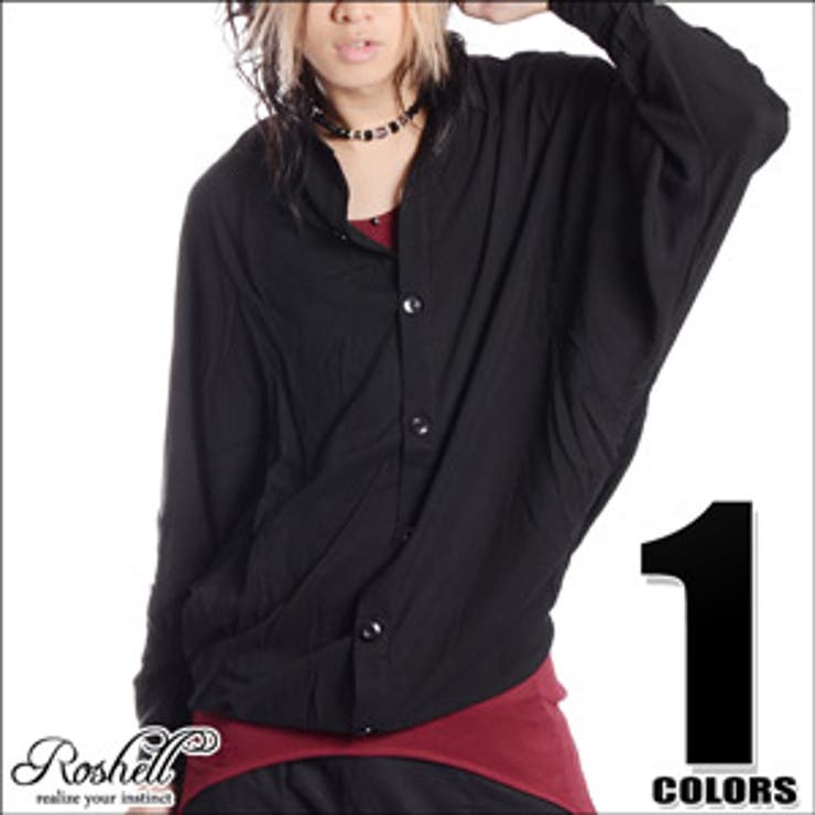 ◇Roshell ドルマンスリーブ長袖シャツ◇お兄系 Men[品番：JG000004807