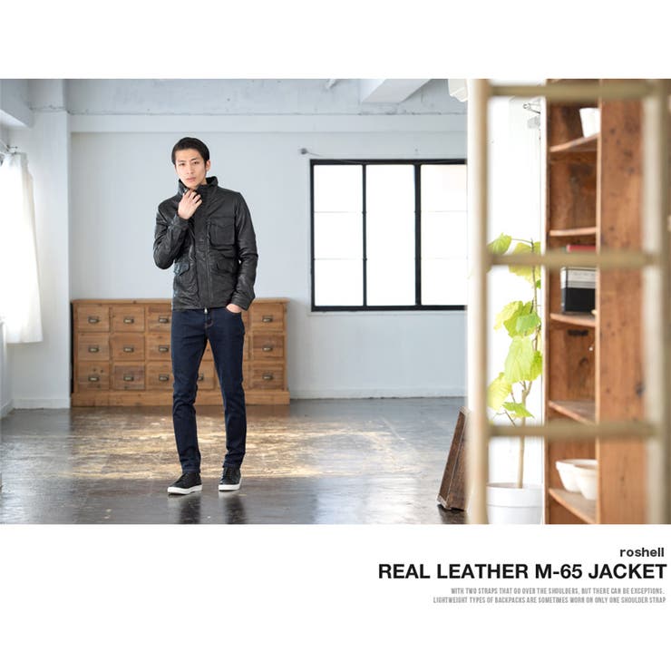 roshell 本革M 65ジャケット[品番：JG000008288]｜JIGGYS SHOP