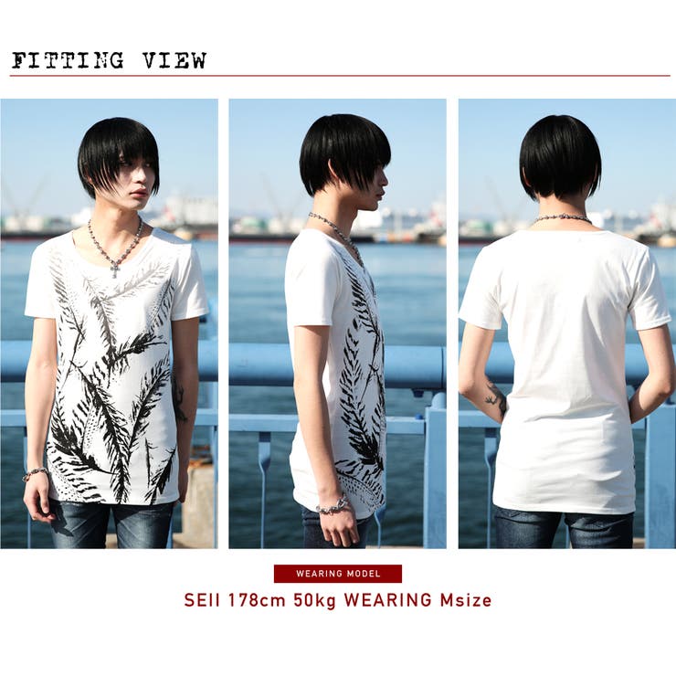 SEANA(シーナ) ボタニカルプリントTシャツ Tシャツ[品番：JG000008425